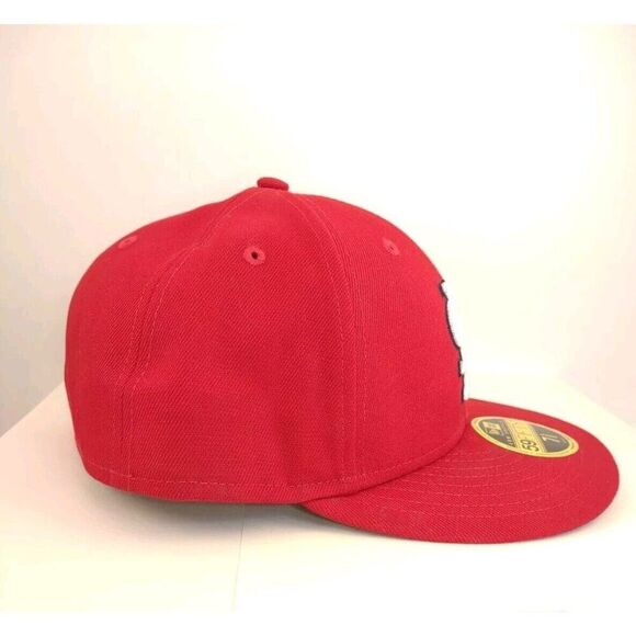 New Era 59Fifty Men Women Hat St. Louis Cardinals Low Profile Red Fitted Cap - Picture 6 of 16
